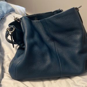 Coach leather hobo bag